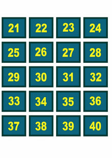 Lencana Nombor Kumpulan (1-50)