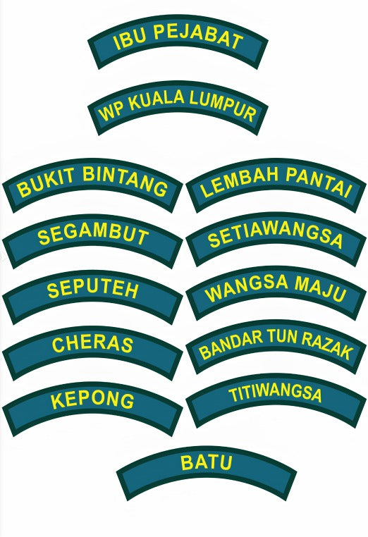 Lencana Bahu Negeri & Daerah (W.P KL)